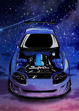 Toyota Supra Ridox Purple