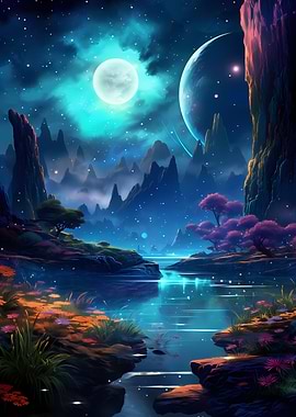 Luminous Cosmic Oasis