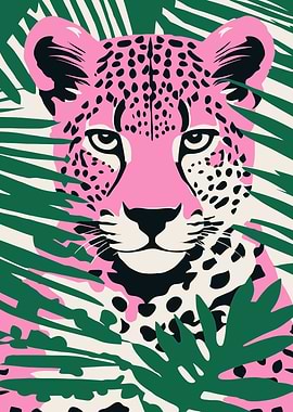 Pink Jungle Cheetah