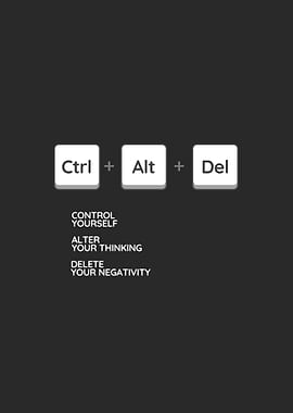Ctrl + Alt + Del Black