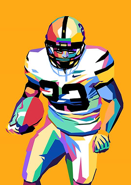American Football Pop Art
