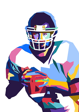 American Football Pop Art