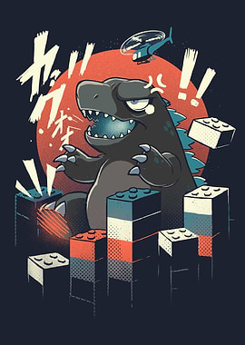 Funny Giant Monster Kaiju