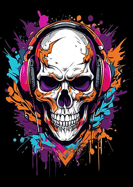 Colorful Skull