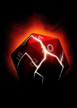 Fantasy rpg dice critical