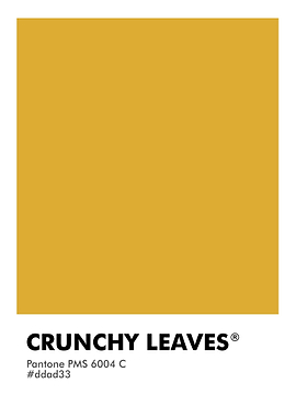 PANTONE CRUNCHY LEAVES