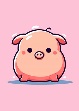 cute pig animal