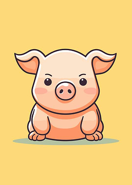 cute pig animal