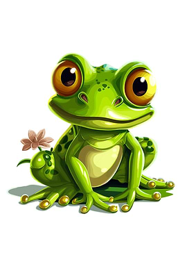 frog cute animal