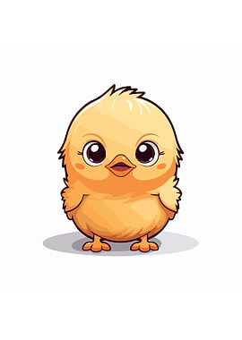 Baby Chicken Illustration