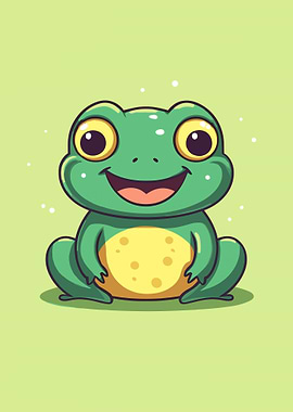 frog cute animal