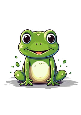 frog cute animal