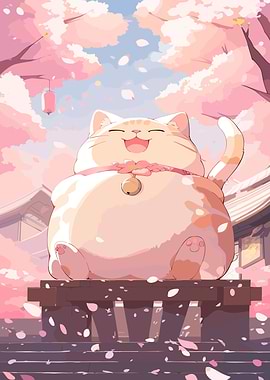 Laughing Kawaii Cat Japan