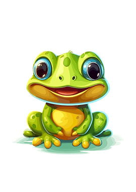frog cute animal