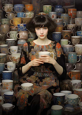 The cup woman
