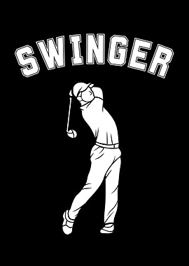 Funny Swinger Golfer