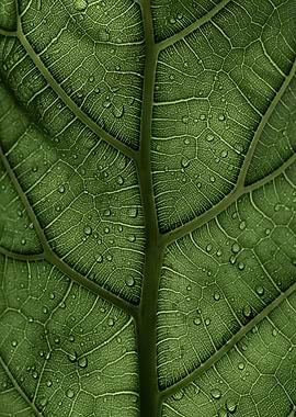 Focus Leaf in the Sunlight