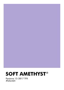 PANTONE SOFT AMETHYST