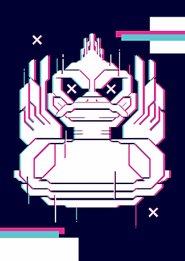 SWIMING DUCK GLITCH STYLE