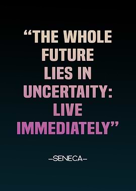 live immediately stoic