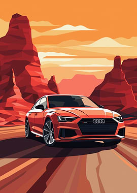 Audi RS6 Avant Modern Art