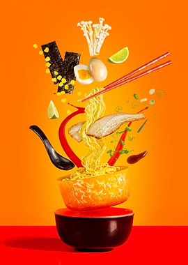 Deconstructed Ramen Bowl