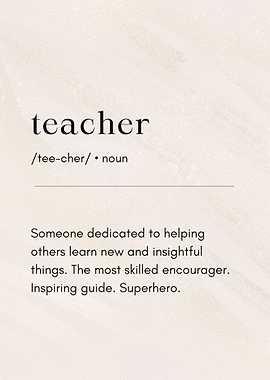 teacher funny definition