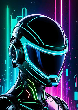 Cyberpunk Cosmonaut 3