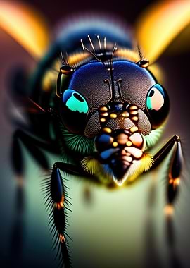 Wasp Close Up