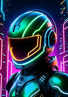 Cyberpunk Cosmonaut 1