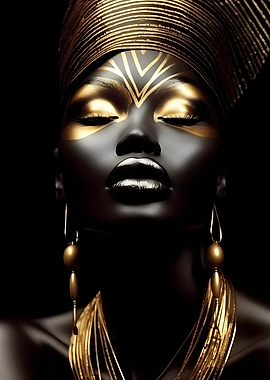 Afro Woman Portrait 2