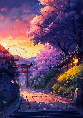 Sunset Torii Gate