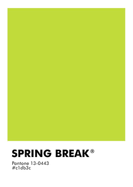 PANTONE SPRING BREAK