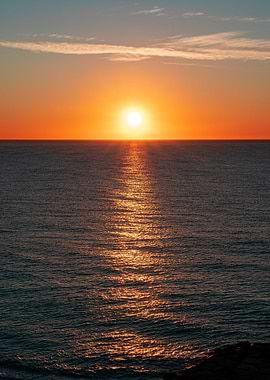 Beach Sunset Serenity