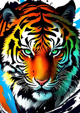 Majestic Siberian Tiger