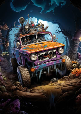 Dystopian monster car v1