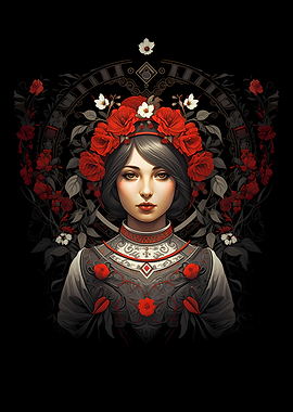 Slavic Girl Portrait