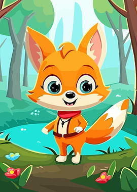 cute fox animal