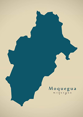 Moquegua Peru region map