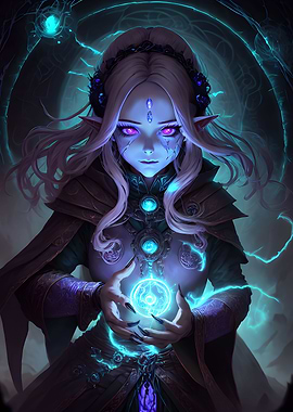 Fantasy Elf Summoner