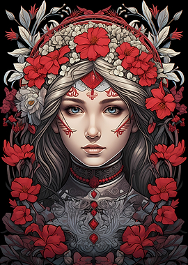 Slavic Girl Portrait