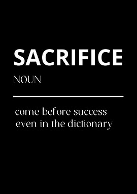 sacrifice definition
