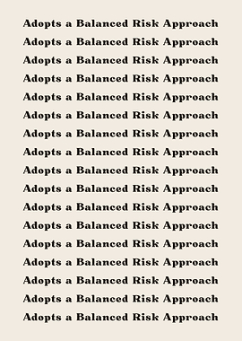 Adopts a Balanced Risk App