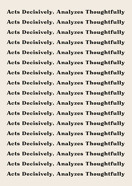 Acts Decisively Analyzes