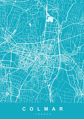 MAP COLMAR FRANCE