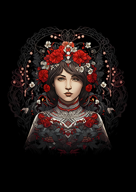 Slavic Girl Portrait