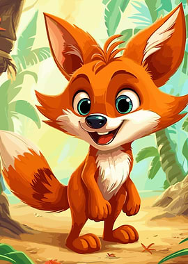 cute fox animal