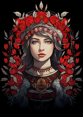Slavic Girl Portrait