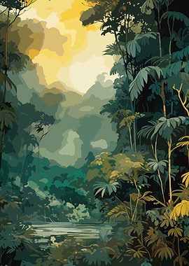 Diverse Rainforest Fauna