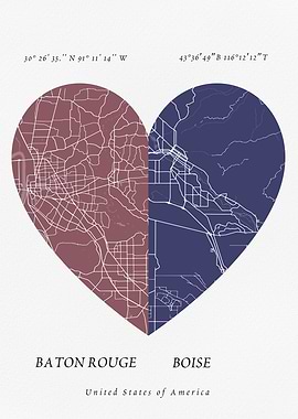 Baton Rouge and Boise